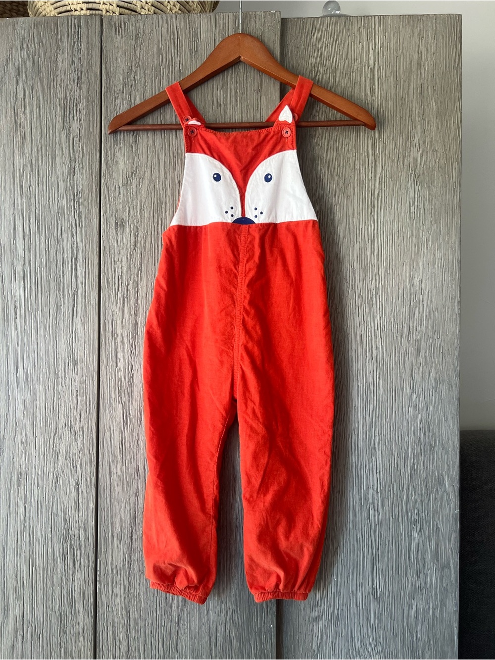 Boden Fox Overalls for Kids - Picture 2 of 3